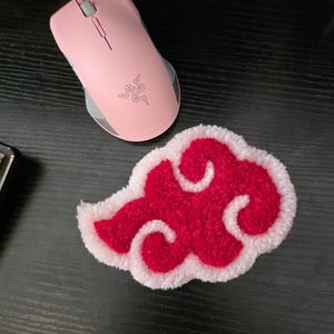Vassoio In Ceramica Naruto Shippuden Con Nuvola Rossa Di Akatsuki, Portagioie E Organizer Da Scrivania
