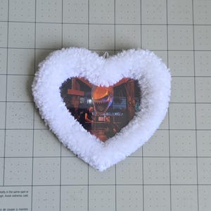 Picture Frame: Red Heart Shape, Personalized Photo Frame image 10