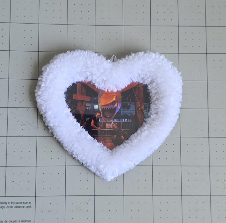 Picture Frame: Red Heart Shape, Personalized Photo Frame image 10