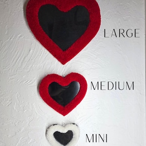 Picture Frame: Red Heart Shape, Personalized Photo Frame image 2