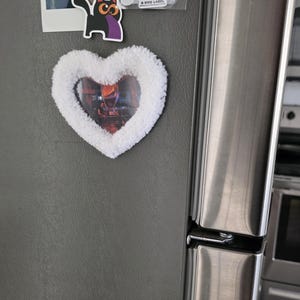 Picture Frame: Red Heart Shape, Personalized Photo Frame image 6