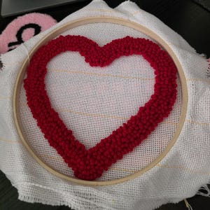 Picture Frame: Red Heart Shape, Personalized Photo Frame image 11