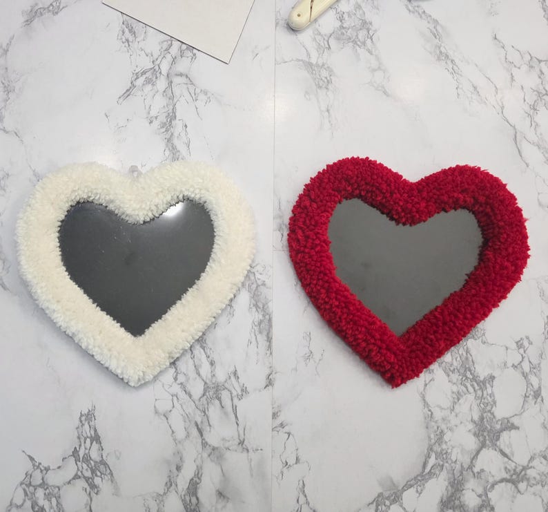 Picture Frame: Red Heart Shape, Personalized Photo Frame image 9