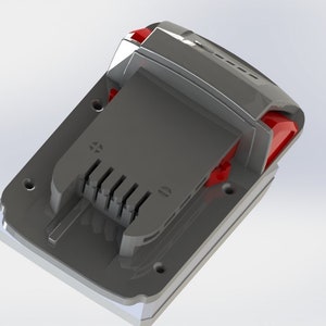 Adapter Dewalt XR battery to Milwaukee M18 machines | 3D file