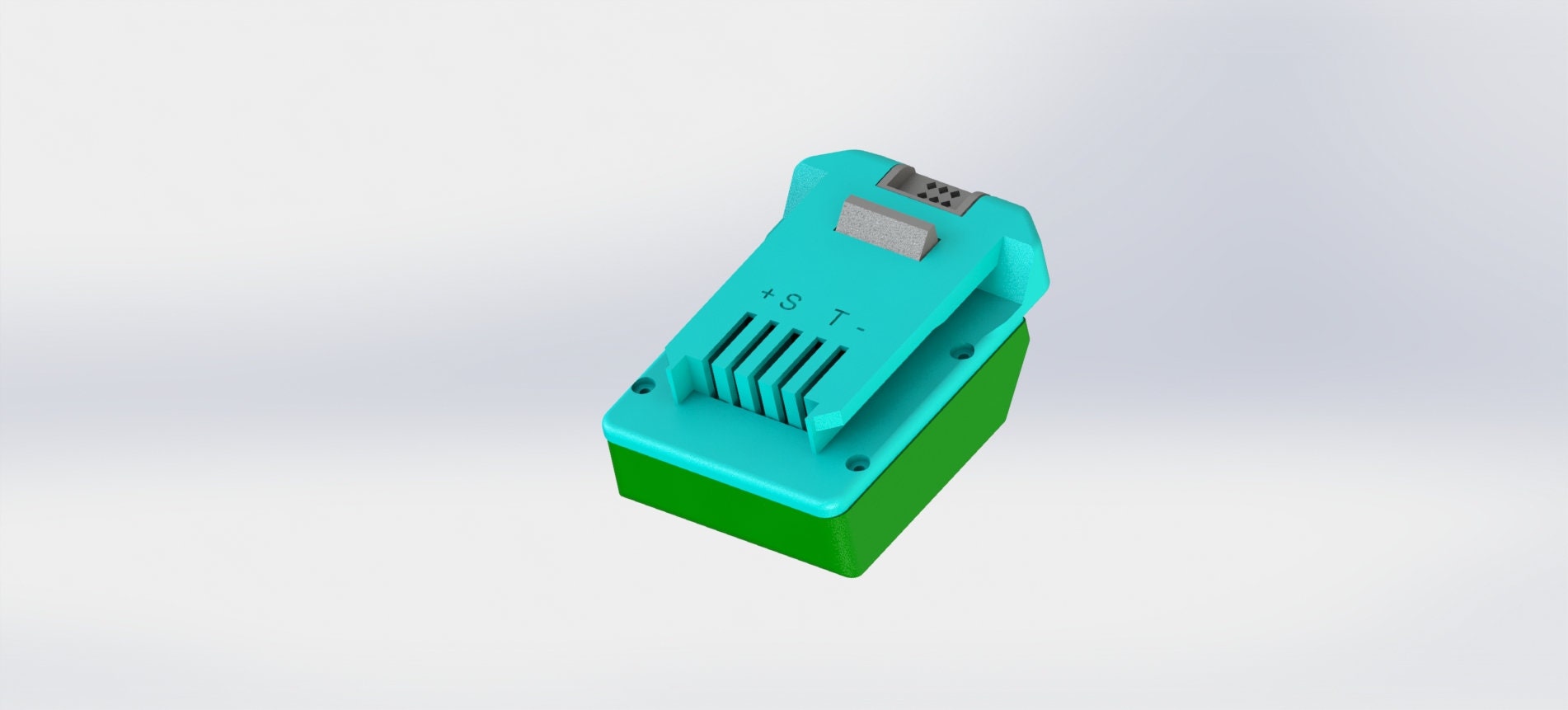 Adaptador de baterĂa Parkside X20 para máquinas Ferrex 20V / archivo 3D