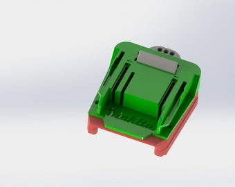 Adapter Milwaukee M18 battery to Makita 18v machines | 3D file