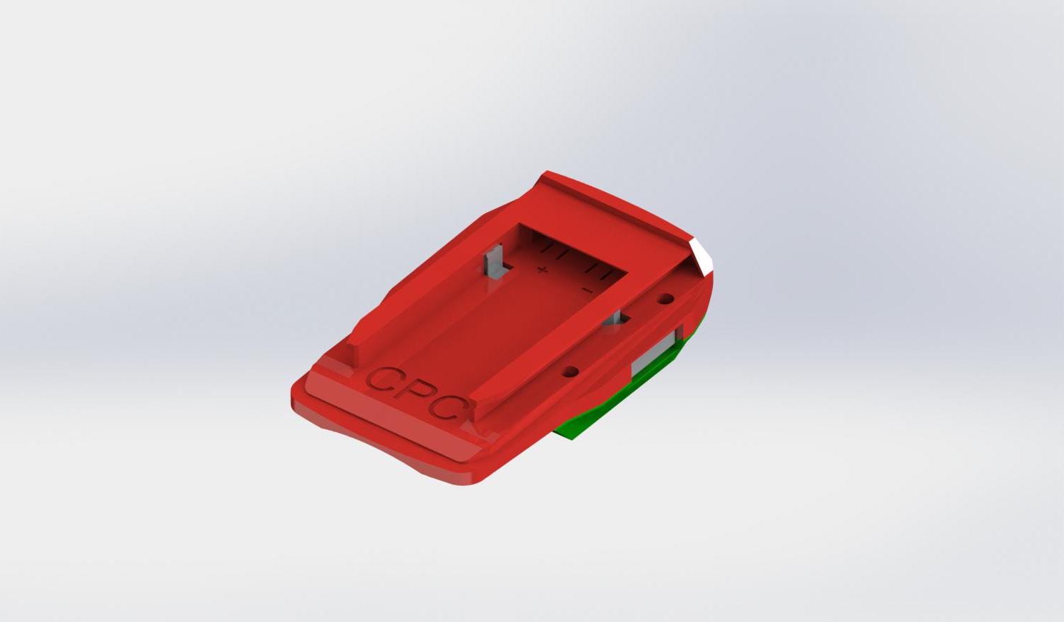 Adaptateur de batterie Parkside X20 vers machine Hilti CPC | fichier 3D