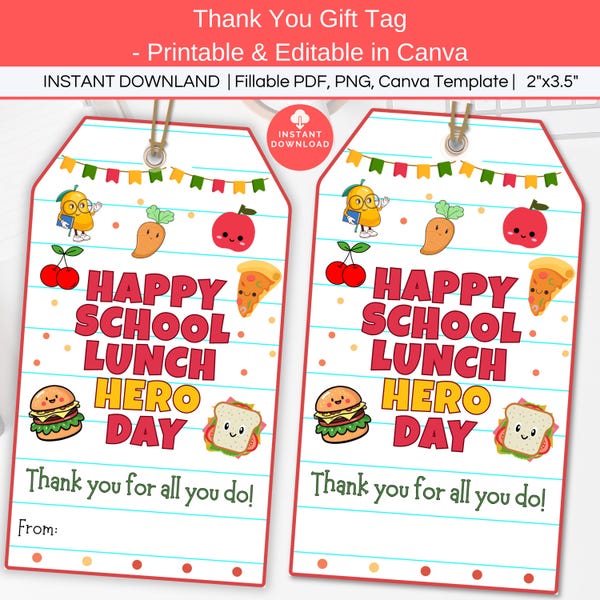 Cafeteria Staff Appreciation Cards - Etsy