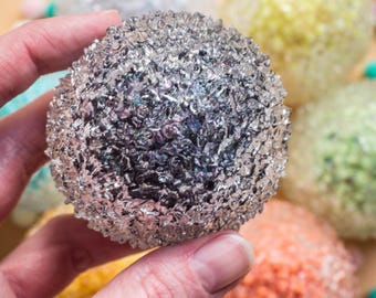 Frosted Crunchie Stressballen, Handgemaakte siliconen stressbal, Sensorisch friemelspeelgoed, Angstverlichting, Stressbal met textuur, Stressvermindering