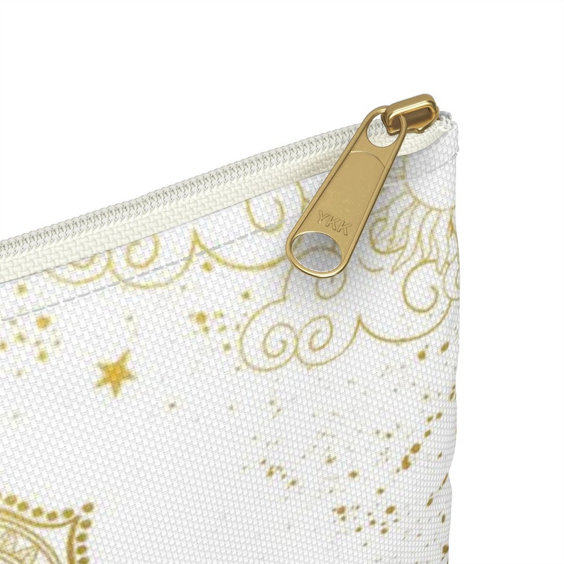 Accessory Pouch Celestial Boho Moon Stars Cosmetic Makeup Travel Pencil ...