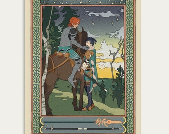 By Your Side- Fire Emblem Three Houses Sylvix Print