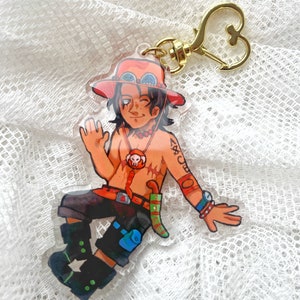 One Piece Portgas D. Ace Keychain
