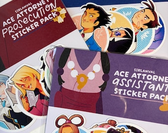 Ace Attorney Sticker Packs