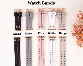 Leather Fitbit Band, Compatible with Versa & Charge, Elegant Design