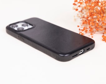 Personalized Leather iPhone 15 Phone Case, iPhone 15/Plus/Pro/ProMax Back Cover Case, iPhone 14 Series Phone Case, iPhone 13 Phone Case