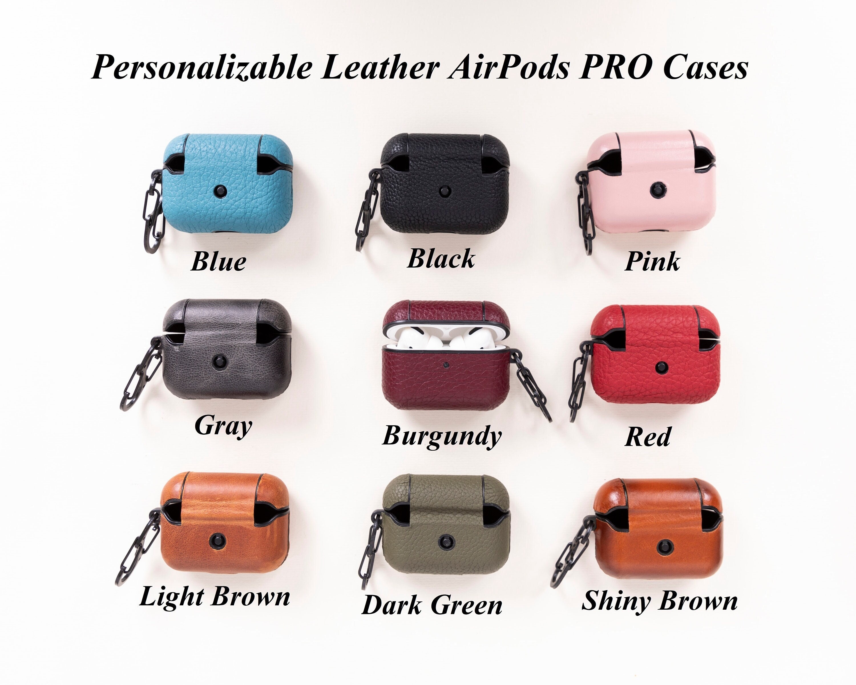 AirPods Pro2 Protective Case Eu and US Big-Name Letter Leather