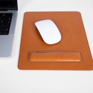 Personalized Leather Mouse Pad, Customized Mouse Pad, Ergonomic Mouse Pad, Gaming Mouse Pad, Tech Accessories, Best Gift Office Mouse Pad