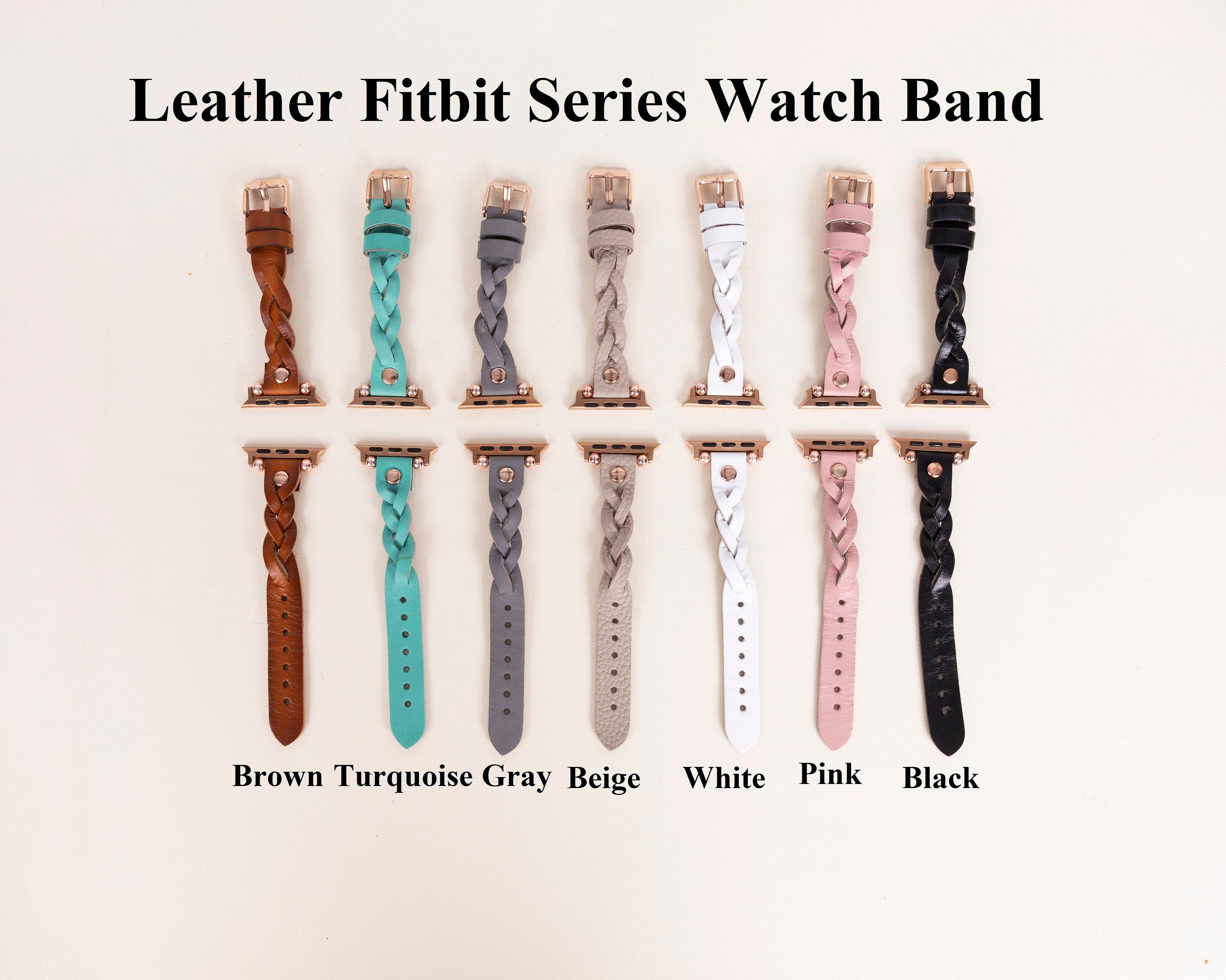 Boho Chic Fitbit LUXE Band Vegan Leather Braided Fancy Fitbit Luxe Strap  Bohemian Hippie Bracelet for Fitbit Luxe Best Gift 