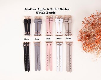 Apple Watch Lederarmband, Damen iWatch Armband, Fitbit kompatibel