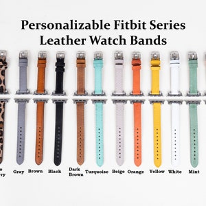 Leather Fitbit Charge 6 Band, Fitbit Charge 5/4 Band, Fitbit Versa 4 3 2 1 & SENSE Watch Band, Inspire 1-2 Watch Band, Fitbit Armband