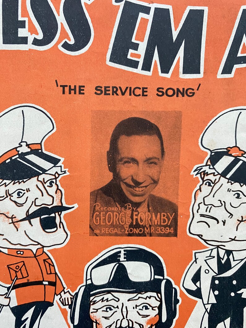 Formby Bless Them All Original WW2 the Service Etsy