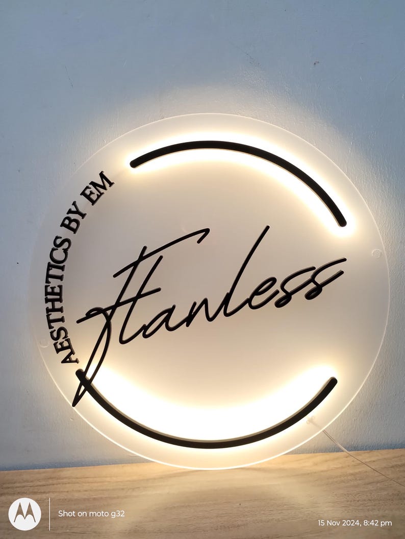Custom Backlit Acrylic Sign | Acrylic Logo Sign | LED Business Sign ...