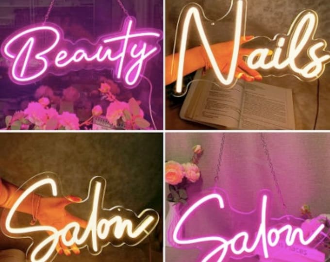 Custom Neon Sign | Neon Sign | Unique Personalized Gifts | Wedding Signs | Name Signs | Outdoor Led Neon Lights | Neon Signs | Wall Decor