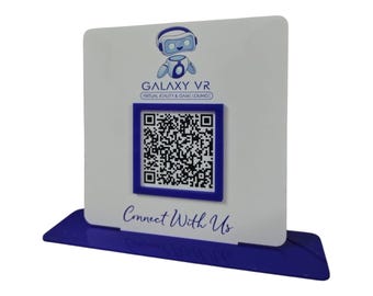 Multi QR code Business Social Media Sign | Instagram , Facebook , Web Social Media Sign | Beauty QR code Sign | Social Media QR Code Sign