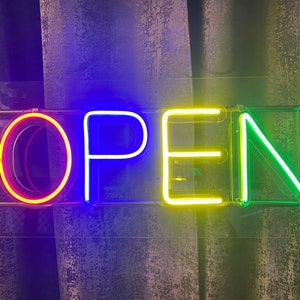 LED/Néon - Alfabetos - Números - Letras - NÉON - Crianças - Decoração de parede Decoração de casa - Letreiro luminoso Letras de néon com fácil instalação