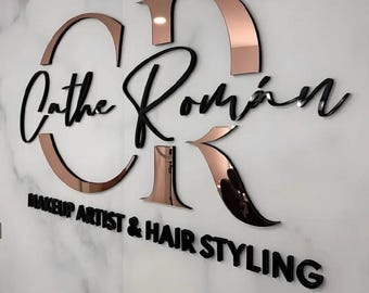 Sign Cut-Out Acrylic Letters or Numbers; Wedding etc.