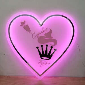 Neon Custom Logo, Acrylic Business Sign, 3D LED Logo, Custom Shop ...