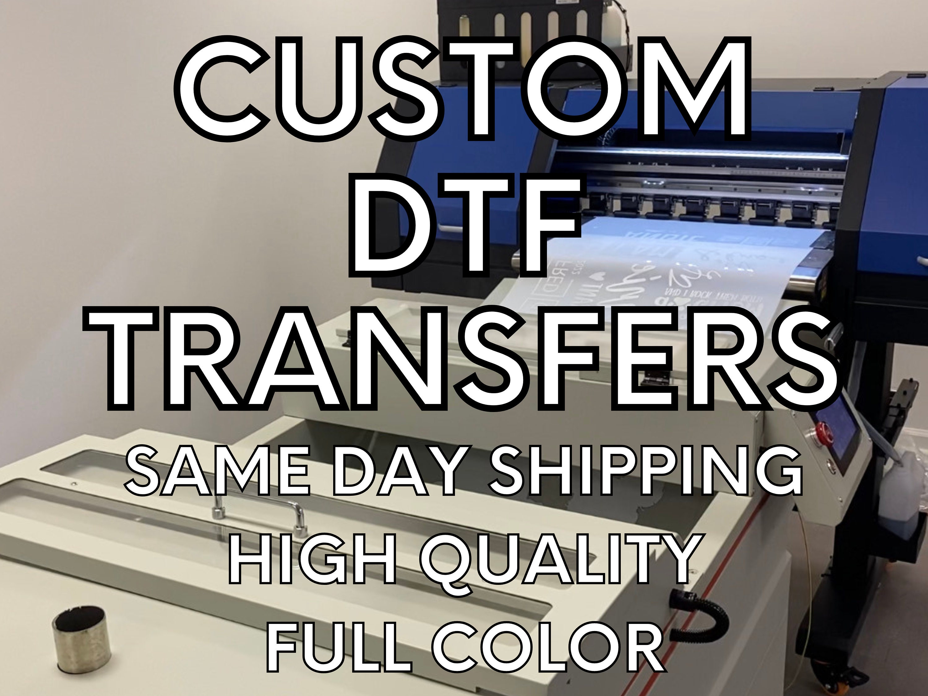 Custom Iron On Transfer DTF Transfer Heat Transfer Sublimation Transfers  You upload your design – Pip Supply