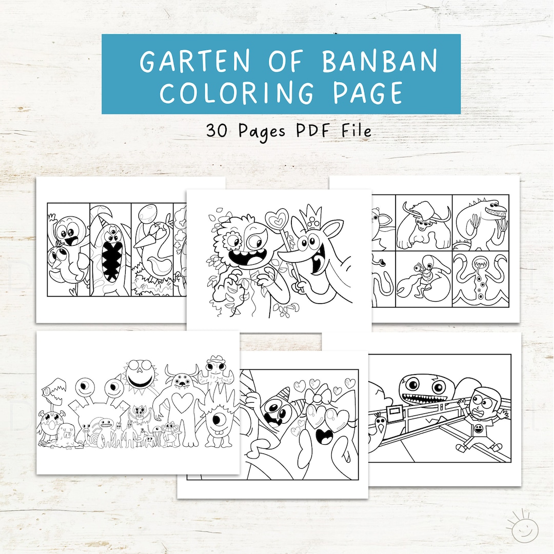 Free Download Garten of Banban Stinger Flynn Coloring Page in 2023