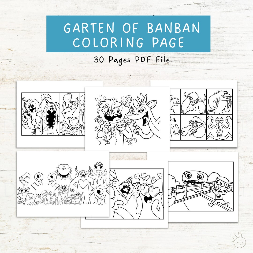 Free Download Garten of Banban Stinger Flynn Coloring Page in 2023