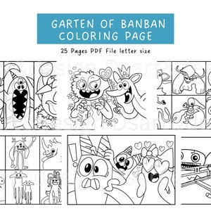 Garten of Banban Banbaleena Roblox inspired digital download artwork,  png/pdf/psd perfect for sublimation and printing crafts 300dpi