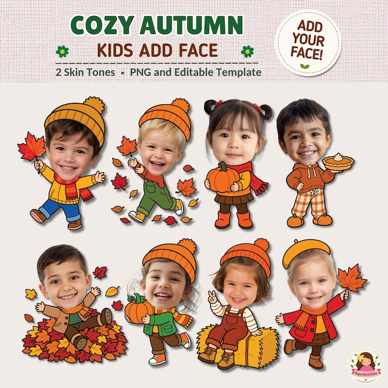 Fall Craft With Kids Face - Etsy