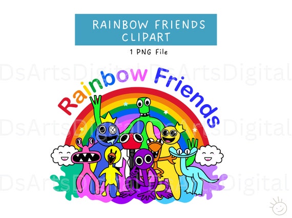 Cute Kawaii Stickers Rainbow Ice Cream Set Download Vector Clipart, Rainbow  Friends, Rainbow Friends Clipart, Cartoon Rainbow Friends PNG and Vector  with Transparent Background for Free Download