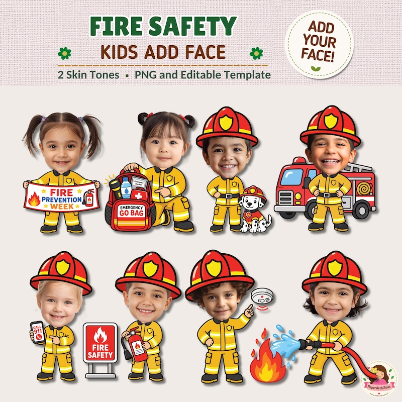 Cute Firefighter Craft - Etsy