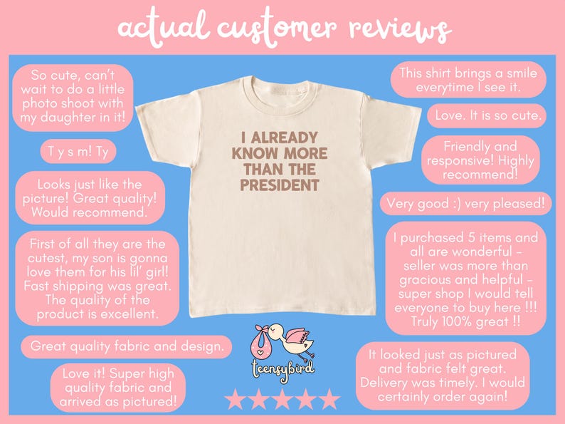 Funny Political Satire Shirt, President Kid's T-shirt, Parody POTUS Children's Tee, Gag Gift for Smart Kid, Natural Cotton Youth Tshirt image 4