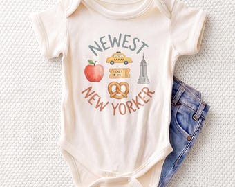 Newest New Yorker Baby Onesie - Cute NYC Newborn Bodysuit
