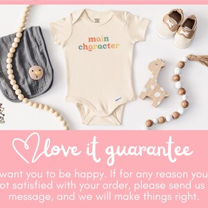 Main Character Onesie®, Baby Shower Gift for Book Lover, Bookish Baby Onesie Gift for Reader, Bookworm Baby Bodysuit, Literary Baby Romper image 6
