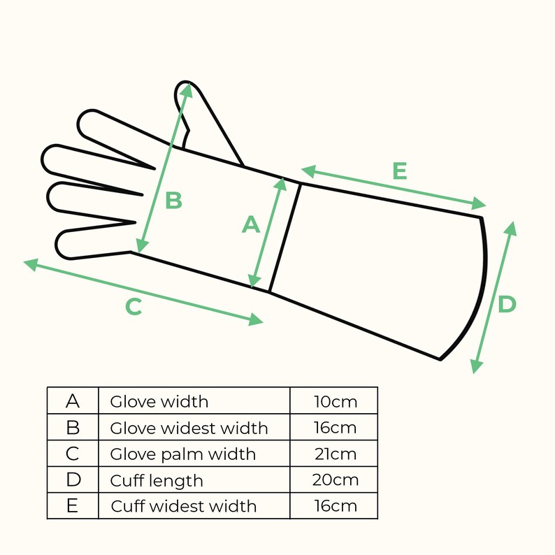 Floral Design English Leather & Linen Gardening Gloves image 14