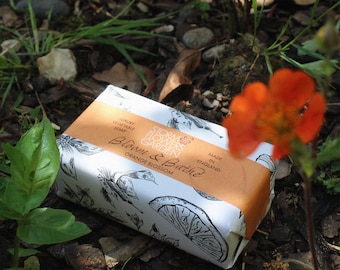 Orange Blossom Soap Bar | Shea Butter Vegan Soap (190g) Made in UK
