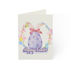 Osterkarten Set | Niedliches Häschen Design | Vervollkommnen Sie für Frühling, Geburtstage, Geschenkanhänger oder Feiertage
