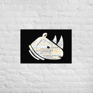 Options Trading Term Collage Poster | Wall Art for Traders | Stock Market Decor | Investing Office Print