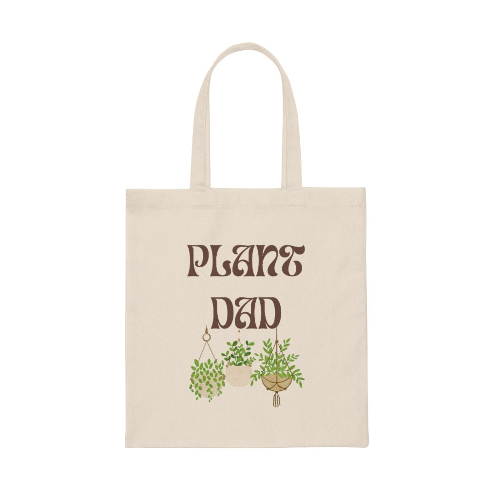 Plant Dad Tote Bag Plant Father Tote Bag Plant Tote Bag Etsy