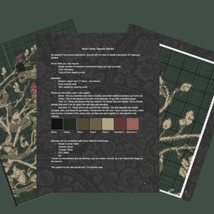 Black Family Tapestry Blanket Crochet Pattern