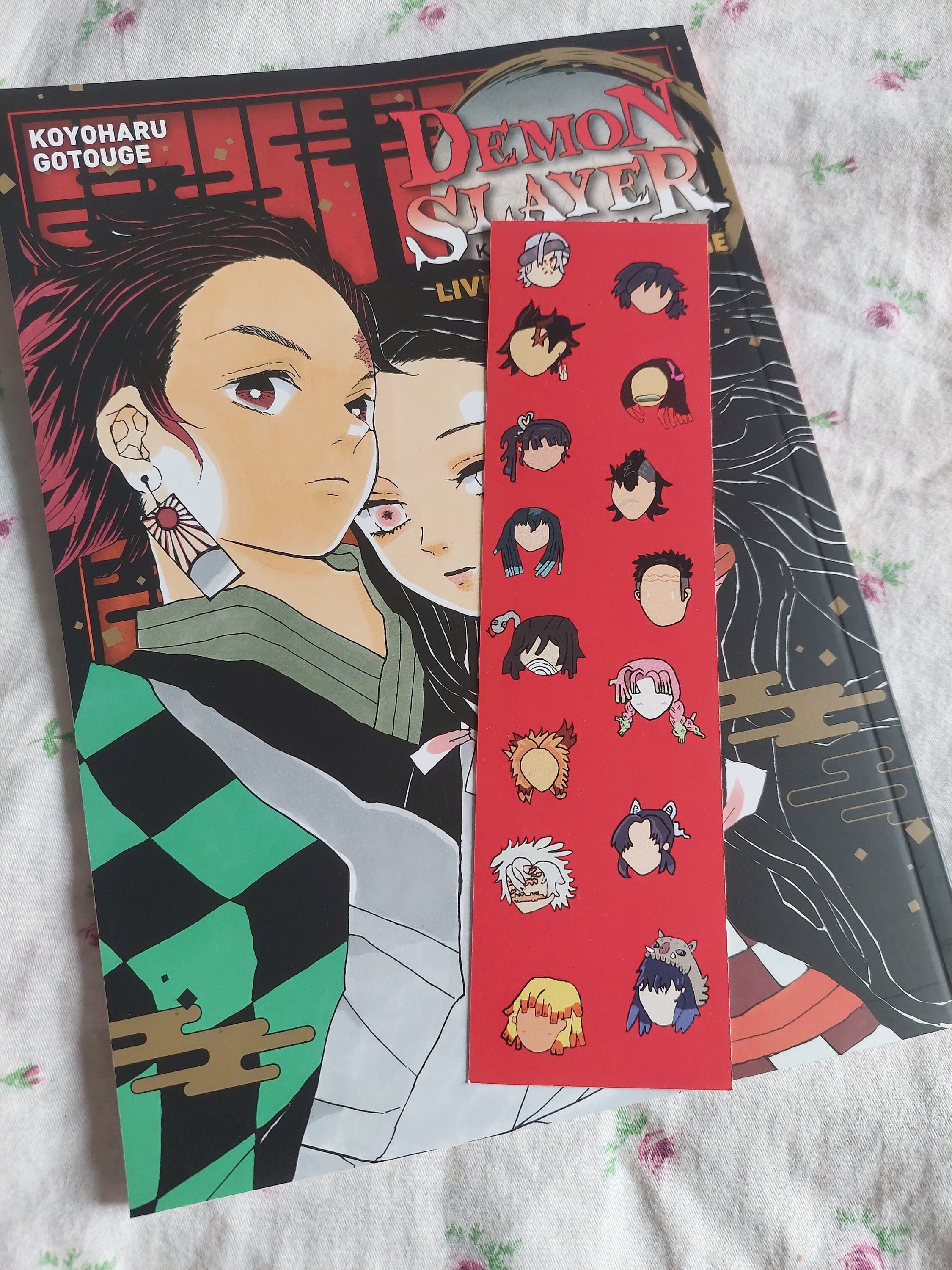 “demon Slayer” Bookmarks Inspired by the Manga; Reading Accessory ...