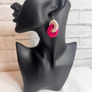 Z Crochet earrings, handmade earrings, handmade jewelry, crochet jewelry. Custom