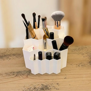 Large Spacious, Unique Makeup Holder, Dressing Table Organiser, Cosmetics Storage, Available in Multiple Colours